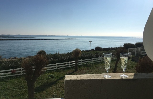 Completely renovated apartment. Front row sea view