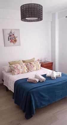 confortable y luminoso piso 5 camas