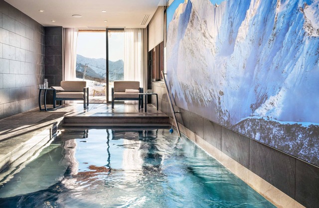 Contemporary chalet with private pool, sauna and home cinema in Arc 1800