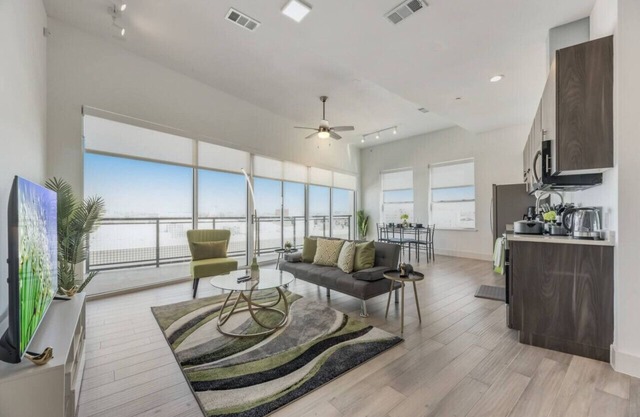 Contemporary 2BR | Gym | Parking | Workspace