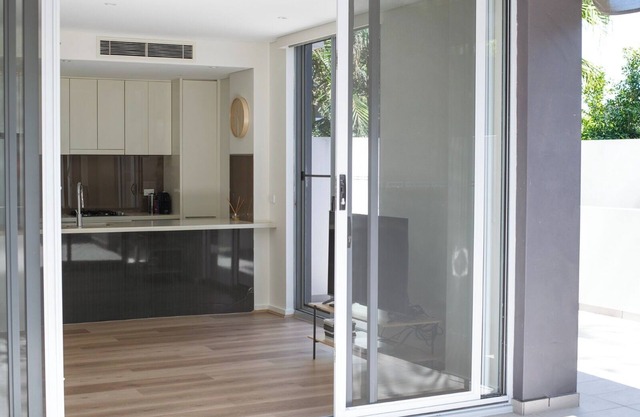 Contemporary living in a leafy setting