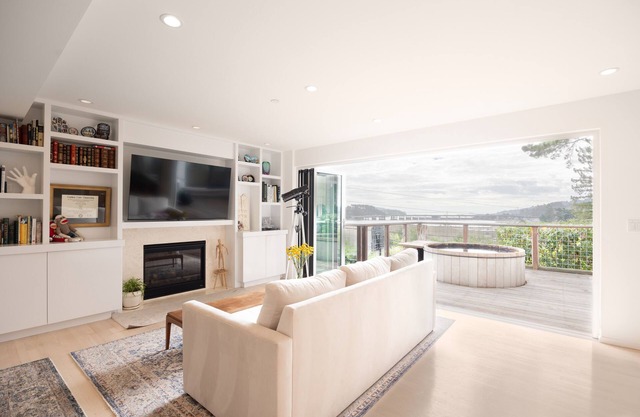 Contemporary view of Charmer Bay In Mill Valley