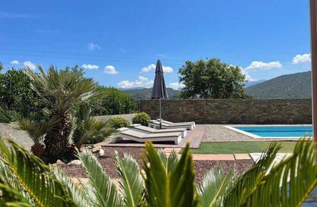 Contemporary villa with swimming pool and private garden