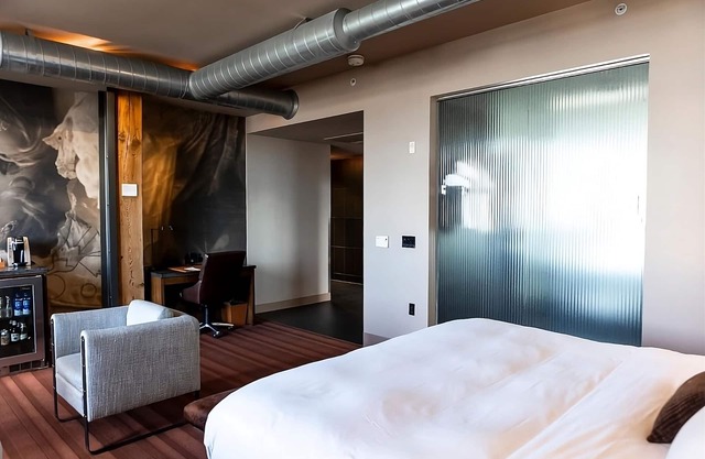 Corner Alcove King Room at The Iron Horse Hotel, Pet-friendly!