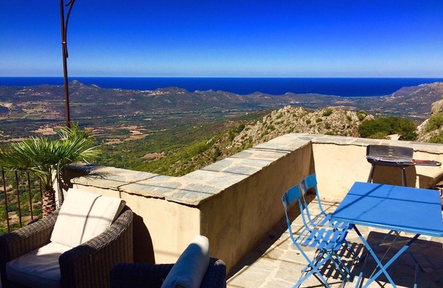 CORSE HOUSE EXCEPTIONAL SEA VIEW IN A VILLAGE BETWEEN SEA & MOUNTAINS