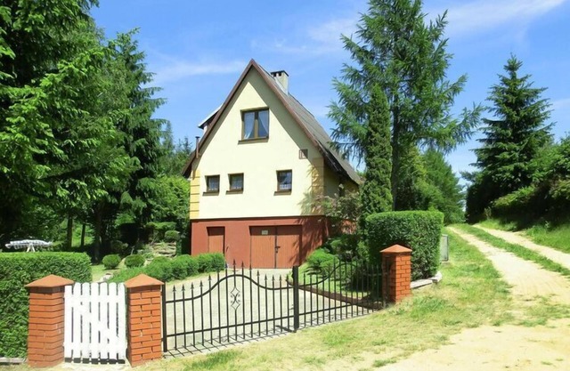 Cottage by Lake Dabrowa with Fishing