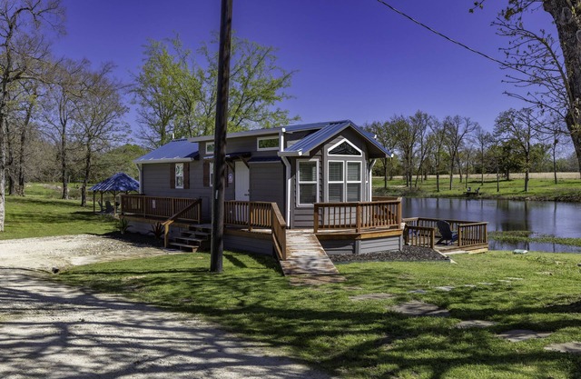 Cottage near Lake Fork, Private Stocked Pond, Secure Parking