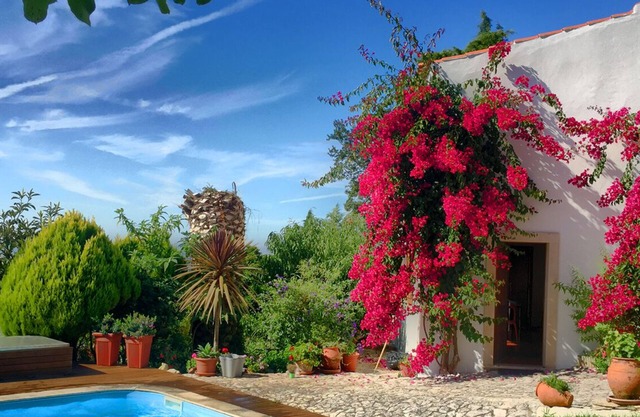 Country house inserted in village with fantastic countryside view.