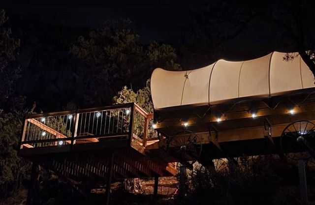 Covered Wagon with A/C at Zion View Camping
