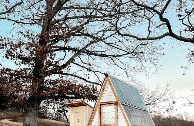 Cozy 1-bedroom A-Frame nestled on a farm overlooking the Blue Ridge Mountains
