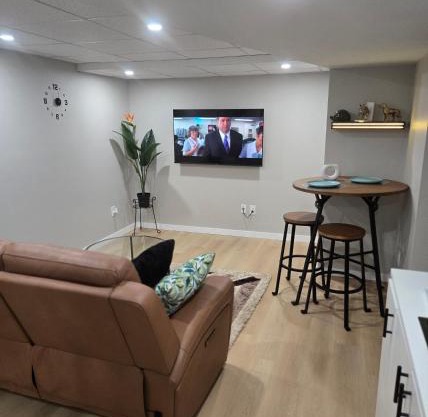 Cozy 2 bedroom basement with side entrance