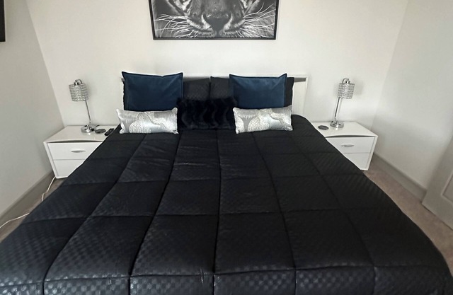 Cozy 2-bedroom condo with AC, fitness room, WiFi in superb Houston