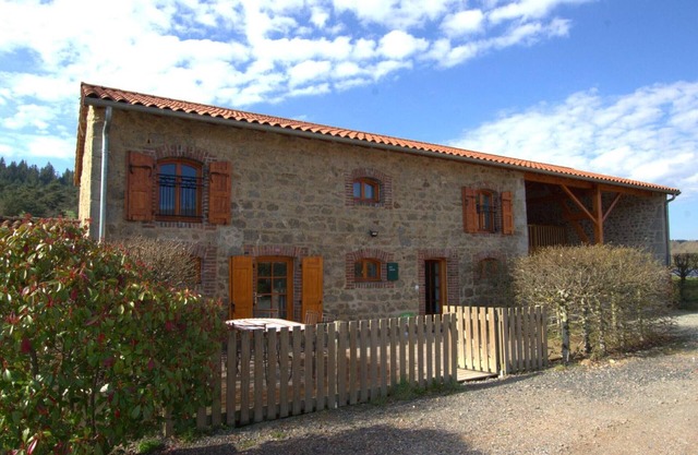 Cozy 3-Bedroom Cottage with Terrace, Fishing Pond, and Scenic Views in Haut Forez