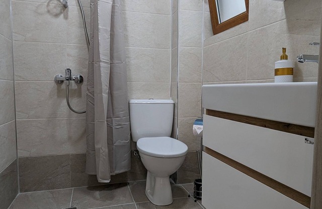 Cozy apartment front line by the promenade boardwalk and beach walking distance.