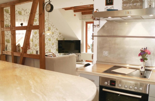 Cozy apartment in Schlotheim with kitchen
