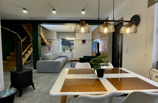 Cozy apartments, modernly equipped, with a fireplace