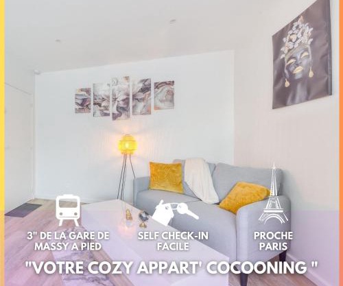 Cozy Appart 5 à 3' de la gare - Cozy Houses