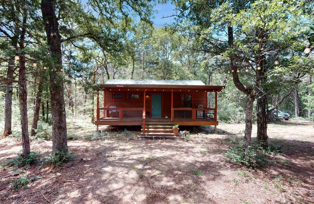 Cozy cabin w/covered porch, relaxing hammock & porch swing