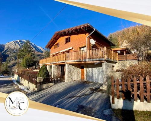 cozy chalet mountain view, garden