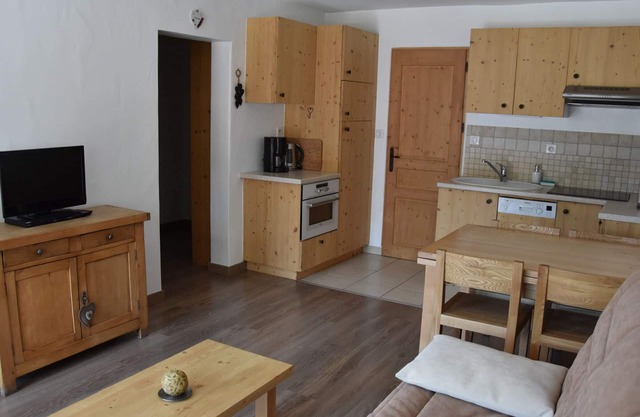 Cozy Interior with Sunlit Terrace, Close to Shops and Ski Lift in Champagny-en-Vanoise