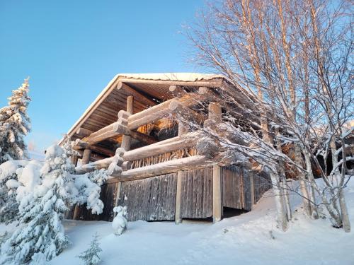 Cozy log cabin with a view of Ruka