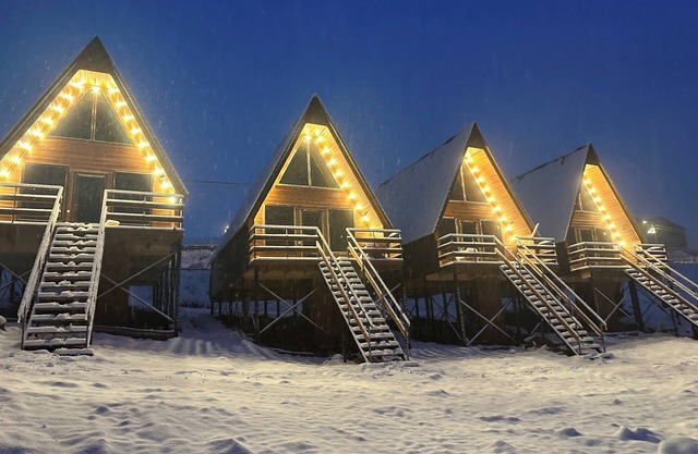 cozy winter cottage in picturesqueue Gudauri with WiFi, near ski slopes