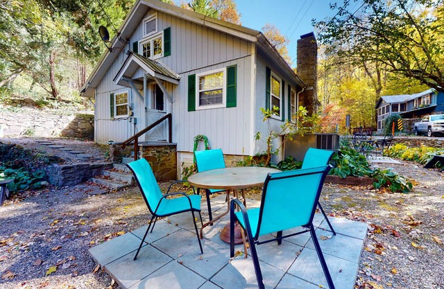 Creekside cabin 1 mile to Parkway & national park - free attraction tickets