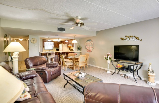 Daytona Beach Shores Condo Rental: Walk to Beach!