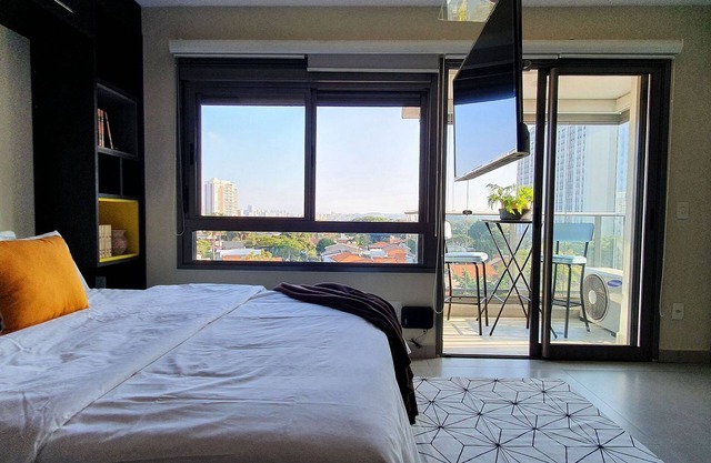 Decorated apartment with a view