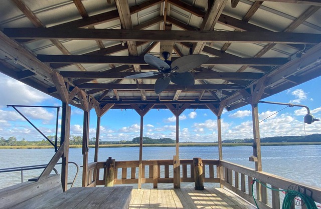 Deepwater Dock & Boat Ramp; Expansive Creek Views; 10 Minutes to Beach Access