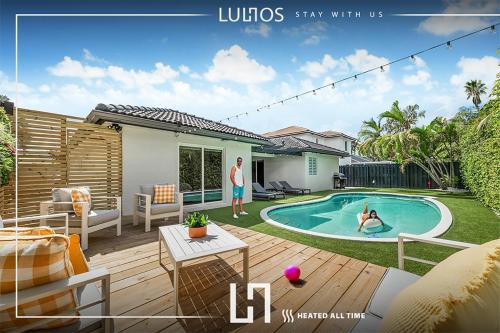 Deluxe Miami House w 5BR Mini Golf & Heated Pool L62
