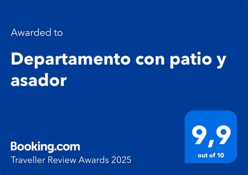 Departamento PB, patio y asador privados - NUEVO SERVICIO Estacionamiento 24hs INCLUIDO - Cerca de hotel Quinto Centenario, Nuevocentro shopping, Hospital Clinicas y Club Universitario Córdoba Sede central