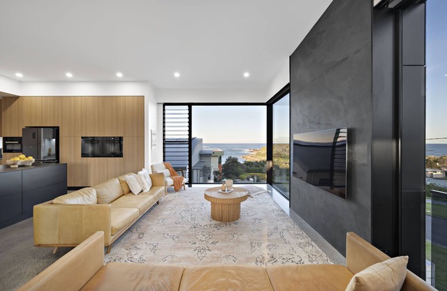Designer Home with Pool, Ocean Views, walk to beach
