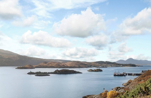Detached single storey cottage overlooking the beautiful Loch Harport on the west coast of Skye.