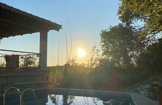 Detached villa and studio with private pool and panoramic sea-view terrace.