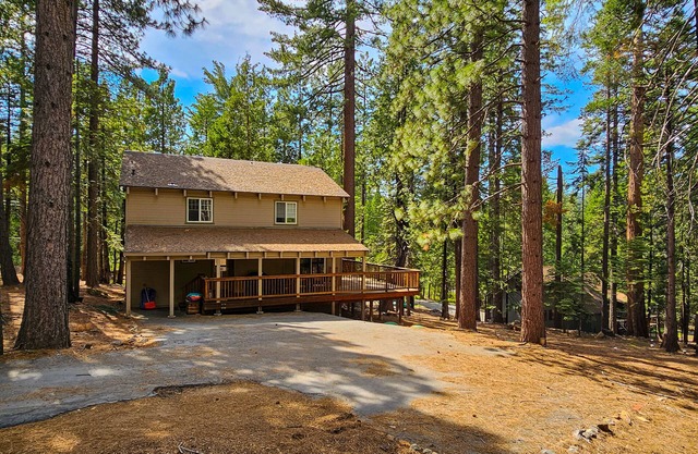 Dog-friendly cabin with gorgeous views, wrap around porch, & wood burning fireplace