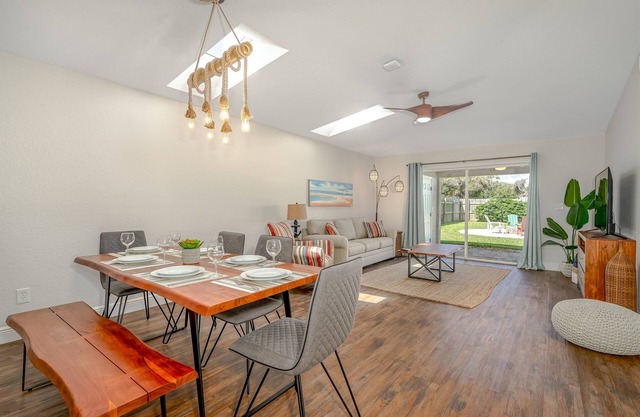 Dog Friendly Home w/Private Fenced Yard, Garage & Fire Pit. STEPS to the Beach!
