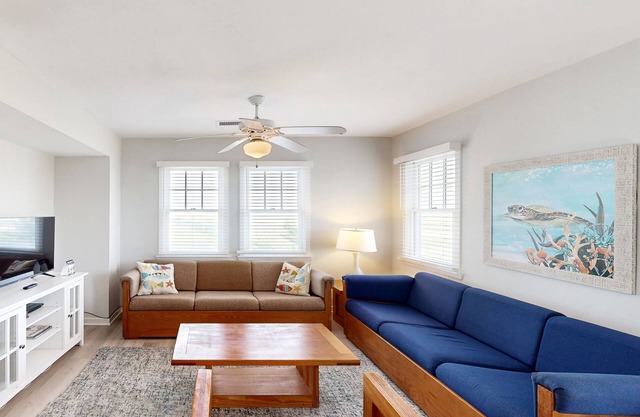 Dog-friendly townhouse w/WiFi, private W/D, shared pool, AC - ocean view