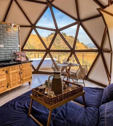 Domo Geodésico - Entre Chalés - Pet Friendly