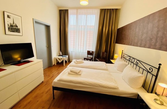 Double room menu, directly at the Alter Strom