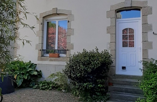 Downtown house near the sea with friendly cat