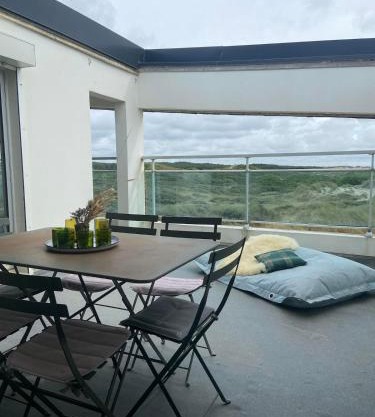 Dunes & Vagues, appartement avec balcon vue mer