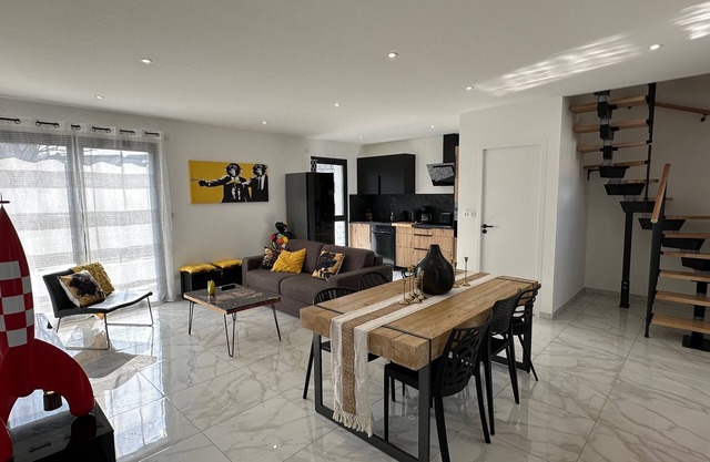 Duplex 80m2, Le Refuge du Léman, lake and mountains, for 6 people