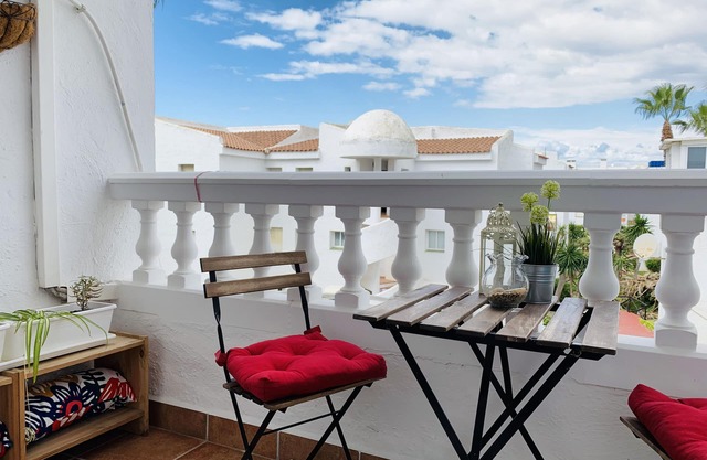 Duplex in the best residential in Torrox Costa, next to the sea and the Paseo