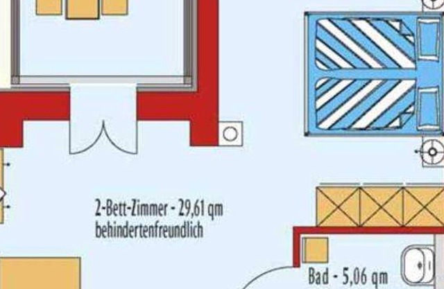 DZ 11th Comfort with sea view and balcony - Hotel garni Meeresgruß ***