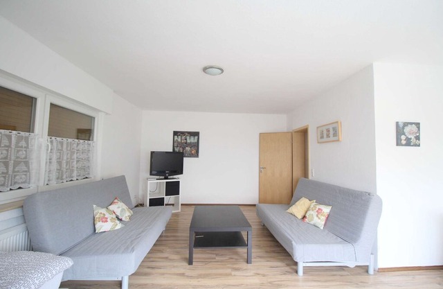 E06 Workers Apartment in a quiet location in Eitorf with a terrace with a seating area