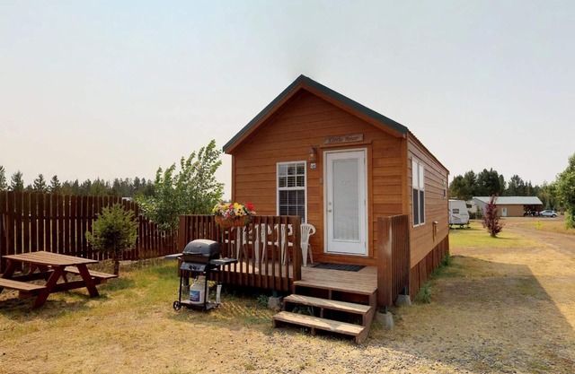 EF Little Bear Cabin * Wifi & Satellite Access, Bbq Grill, Sleeps 4, 32 Miles to Yellowstone