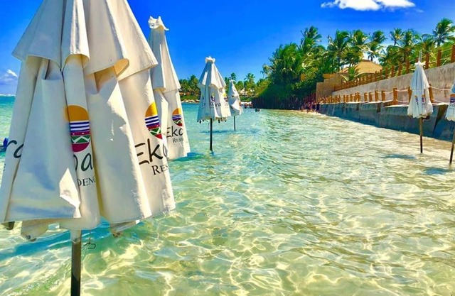 Ekoara Muro Alto Porto de Galinhas Pé na areia 70m2