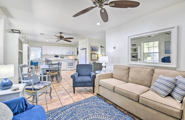 Emerald Coast Getaway w/Yard - Steps to Beach!