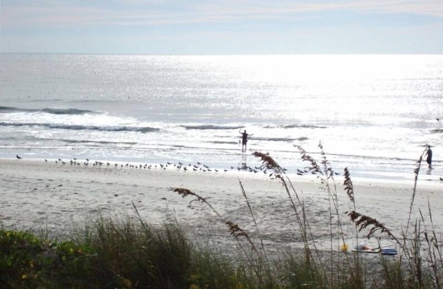 Enjoy an oceanfront getaway with beautiful beach steps from your door.